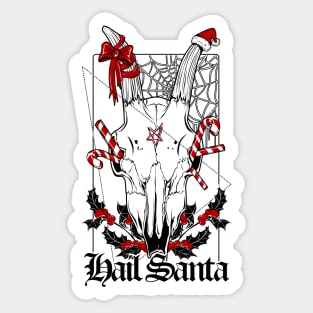 Hail Santa! Sticker